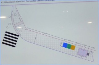 Plano de la conclusin que entendemos definitiva, mostrado sobre pantalla, en el Pleno.